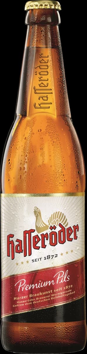 Flasche Hasseröder Premium Pils